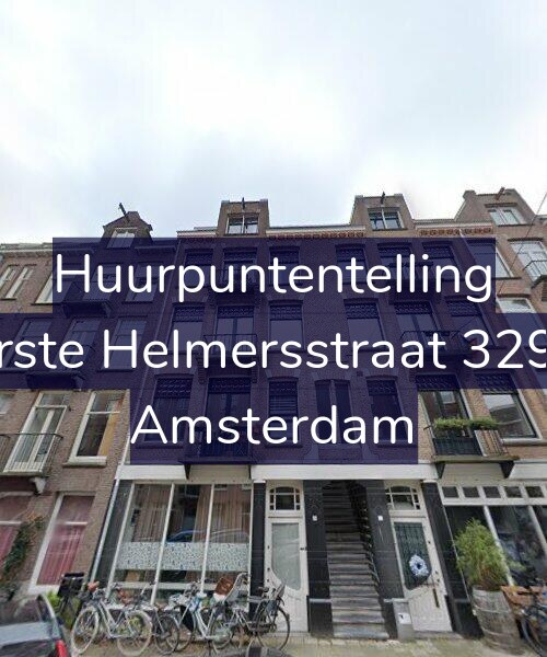 Foto gevel Huurpuntentelling voor Eerste Helmersstraat 329-1, Amsterdam