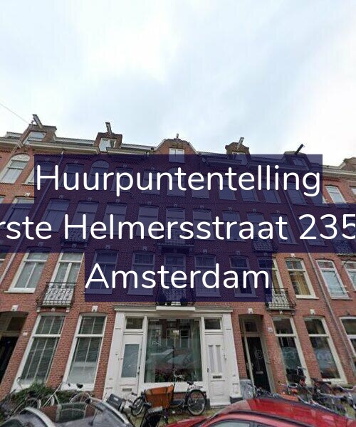 Foto gevel Huurpuntentelling voor Eerste Helmersstraat 235-H, Amsterdam