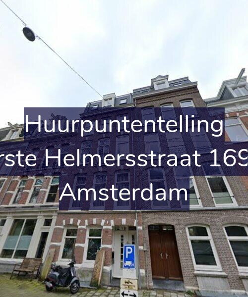 Foto gevel Huurpuntentelling voor Eerste Helmersstraat 169-A, Amsterdam