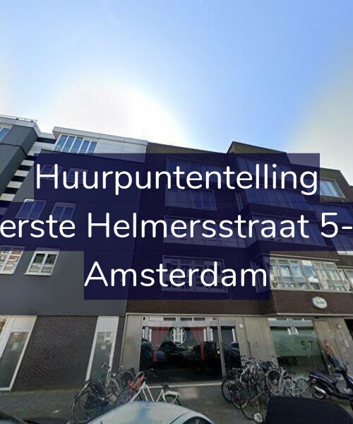 Foto gevel Huurpuntentelling voor Eerste Helmersstraat 5-E, Amsterdam
