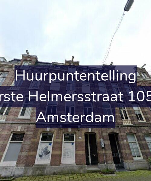 Foto gevel Huurpuntentelling voor Eerste Helmersstraat 105-2, Amsterdam