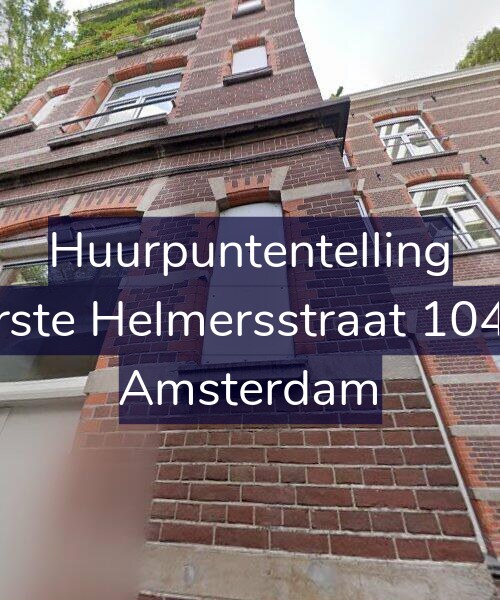 Foto gevel Huurpuntentelling voor Eerste Helmersstraat 104-C, Amsterdam