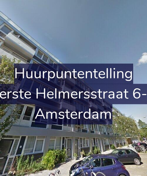 Foto gevel Huurpuntentelling voor Eerste Helmersstraat 6-K, Amsterdam