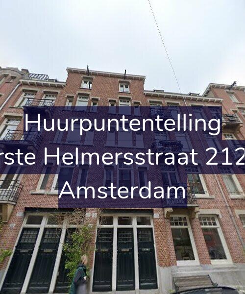 Foto gevel Huurpuntentelling voor Eerste Helmersstraat 212-H, Amsterdam