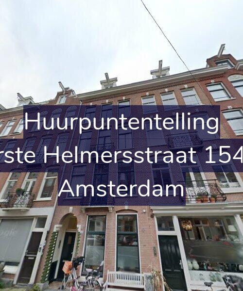Foto gevel Huurpuntentelling voor Eerste Helmersstraat 154-H, Amsterdam