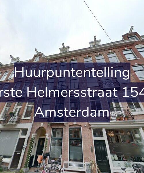 Foto gevel Huurpuntentelling voor Eerste Helmersstraat 154-3, Amsterdam