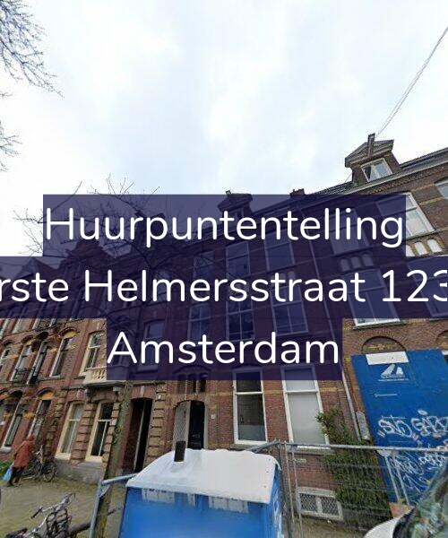 Foto gevel Huurpuntentelling voor Eerste Helmersstraat 123-2, Amsterdam