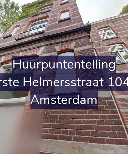 Foto gevel Huurpuntentelling voor Eerste Helmersstraat 104-G, Amsterdam