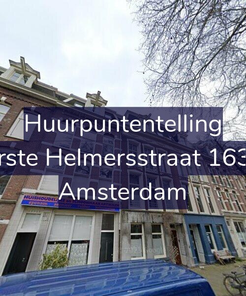 Foto gevel Huurpuntentelling voor Eerste Helmersstraat 163-2, Amsterdam