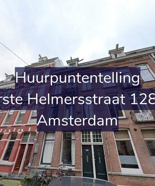 Foto gevel Huurpuntentelling voor Eerste Helmersstraat 128-H, Amsterdam