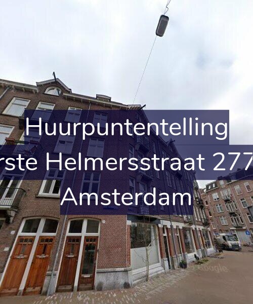 Foto gevel Huurpuntentelling voor Eerste Helmersstraat 277-A, Amsterdam