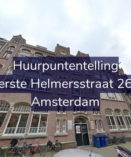 Foto gevel Huurpuntentelling voor Eerste Helmersstraat 265, Amsterdam