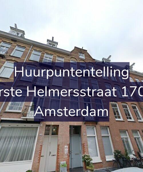 Foto gevel Huurpuntentelling voor Eerste Helmersstraat 170-2, Amsterdam