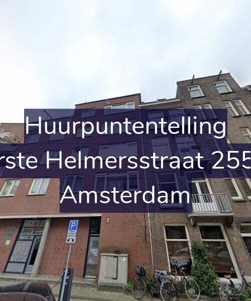 Foto gevel Huurpuntentelling voor Eerste Helmersstraat 255-C, Amsterdam