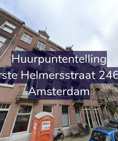 Foto gevel Huurpuntentelling voor Eerste Helmersstraat 246-H, Amsterdam