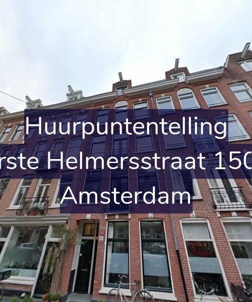 Foto gevel Huurpuntentelling voor Eerste Helmersstraat 150-2, Amsterdam