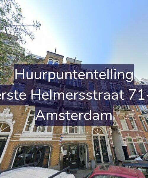 Foto gevel Huurpuntentelling voor Eerste Helmersstraat 71-O, Amsterdam