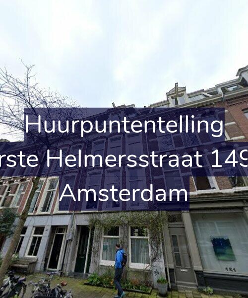 Foto gevel Huurpuntentelling voor Eerste Helmersstraat 149-2, Amsterdam