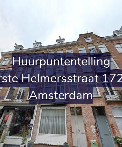 Foto gevel Huurpuntentelling voor Eerste Helmersstraat 172-H, Amsterdam