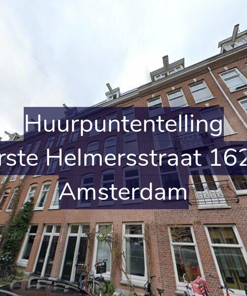 Foto gevel Huurpuntentelling voor Eerste Helmersstraat 162-3, Amsterdam