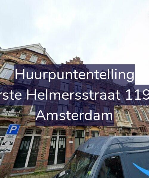 Foto gevel Huurpuntentelling voor Eerste Helmersstraat 119-H, Amsterdam