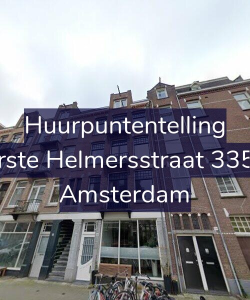 Foto gevel Huurpuntentelling voor Eerste Helmersstraat 335-1, Amsterdam