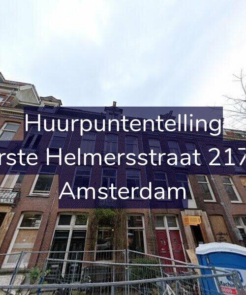 Foto gevel Huurpuntentelling voor Eerste Helmersstraat 217-2, Amsterdam