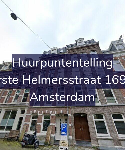 Foto gevel Huurpuntentelling voor Eerste Helmersstraat 169-D, Amsterdam