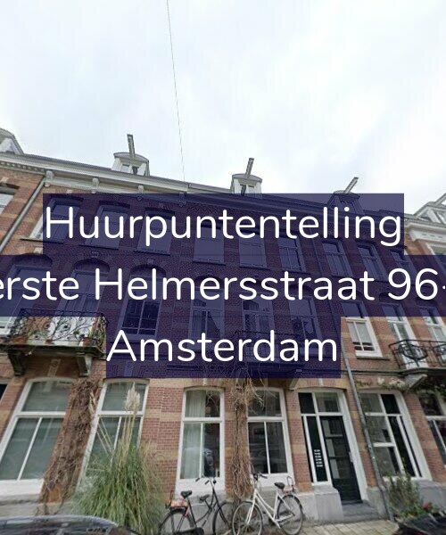 Foto gevel Huurpuntentelling voor Eerste Helmersstraat 96-A, Amsterdam