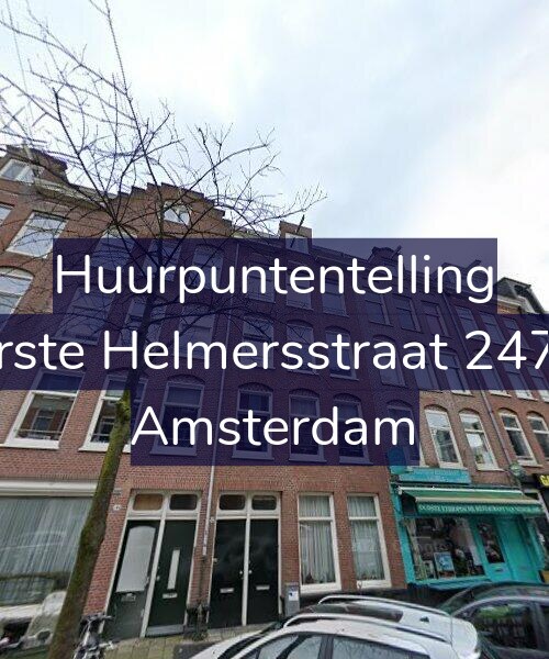 Foto gevel Huurpuntentelling voor Eerste Helmersstraat 247-4, Amsterdam