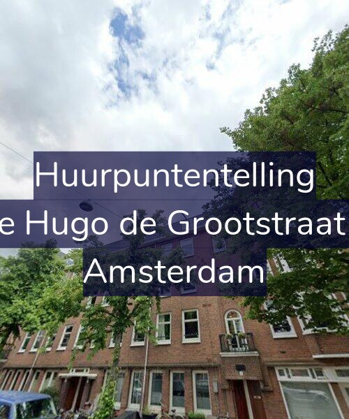 Foto gevel Huurpuntentelling voor Eerste Hugo de Grootstraat 54-2, Amsterdam