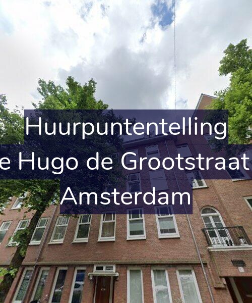 Foto gevel Huurpuntentelling voor Eerste Hugo de Grootstraat 41-2, Amsterdam