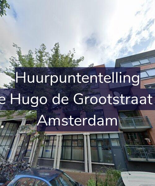 Foto gevel Huurpuntentelling voor Eerste Hugo de Grootstraat 30-A, Amsterdam