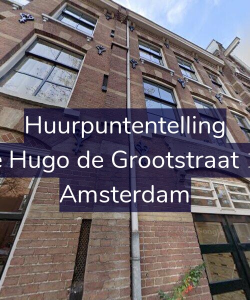 Foto gevel Huurpuntentelling voor Eerste Hugo de Grootstraat 13-B1, Amsterdam