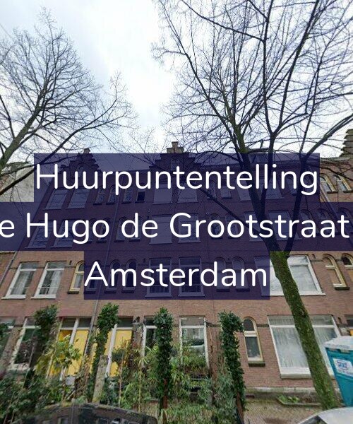 Foto gevel Huurpuntentelling voor Eerste Hugo de Grootstraat 31-3, Amsterdam