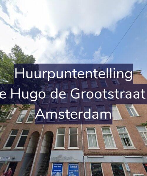 Foto gevel Huurpuntentelling voor Eerste Hugo de Grootstraat 23-3, Amsterdam