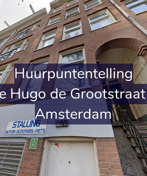 Foto gevel Huurpuntentelling voor Eerste Hugo de Grootstraat 19-3, Amsterdam