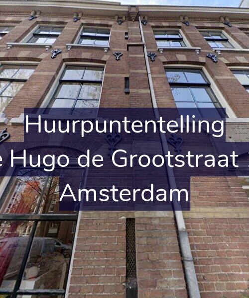 Foto gevel Huurpuntentelling voor Eerste Hugo de Grootstraat 13-K3, Amsterdam