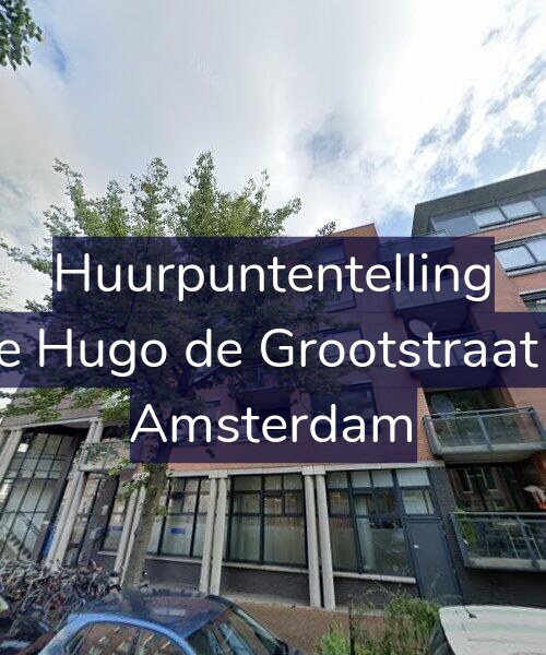 Foto gevel Huurpuntentelling voor Eerste Hugo de Grootstraat 32-C, Amsterdam
