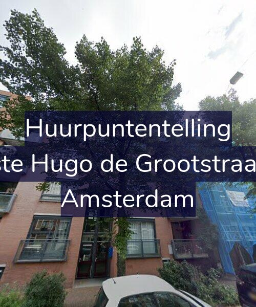 Foto gevel Huurpuntentelling voor Eerste Hugo de Grootstraat 24, Amsterdam