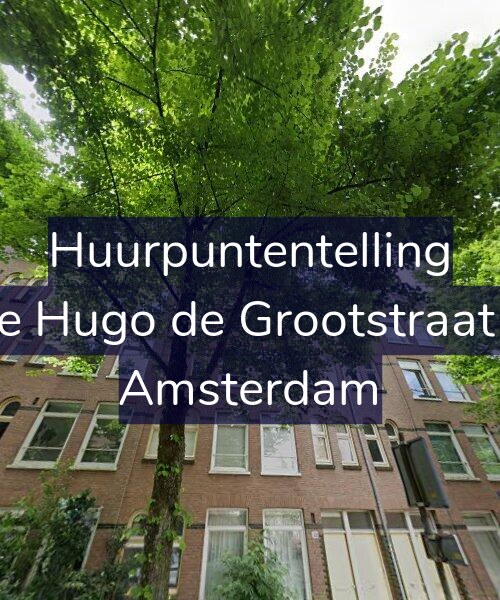 Foto gevel Huurpuntentelling voor Eerste Hugo de Grootstraat 33-3, Amsterdam