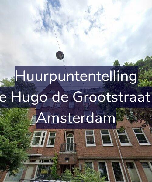 Foto gevel Huurpuntentelling voor Eerste Hugo de Grootstraat 60-2, Amsterdam