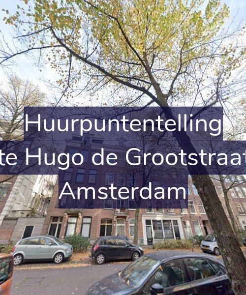 Foto gevel Huurpuntentelling voor Eerste Hugo de Grootstraat 3-3, Amsterdam