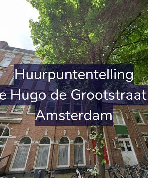 Foto gevel Huurpuntentelling voor Eerste Hugo de Grootstraat 25-1, Amsterdam