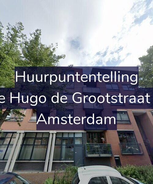 Foto gevel Huurpuntentelling voor Eerste Hugo de Grootstraat 30-D, Amsterdam