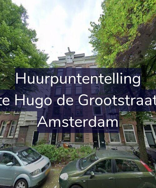 Foto gevel Huurpuntentelling voor Eerste Hugo de Grootstraat 1-H, Amsterdam