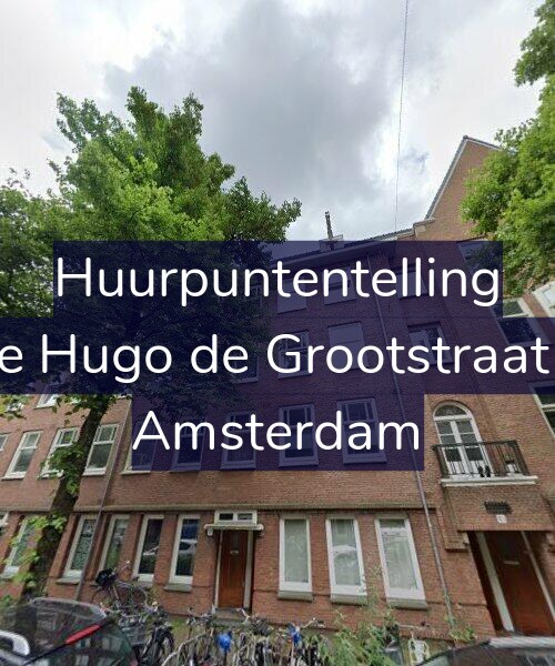 Foto gevel Huurpuntentelling voor Eerste Hugo de Grootstraat 41-1, Amsterdam