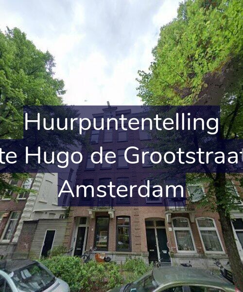 Foto gevel Huurpuntentelling voor Eerste Hugo de Grootstraat 1-1, Amsterdam
