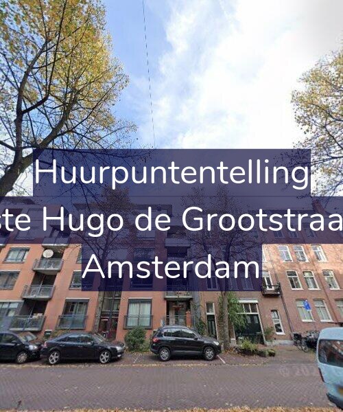Foto gevel Huurpuntentelling voor Eerste Hugo de Grootstraat 22, Amsterdam