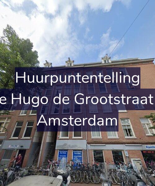 Foto gevel Huurpuntentelling voor Eerste Hugo de Grootstraat 23-4, Amsterdam